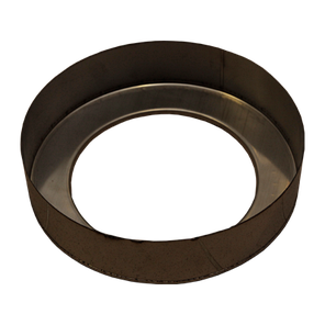 Стакан на димохід Versia-Lux Ø 160/220- мм для двостінних елементів нержавіюча сталь 0,5 мм, фото 3