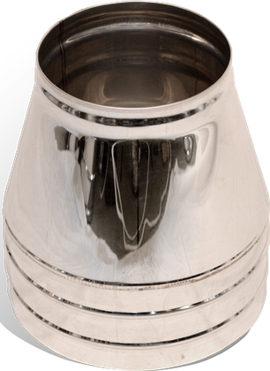 Конус на димохід Versia-Lux Ø 200/260 мм двостінний нерж/оц 0,5 мм, фото 1