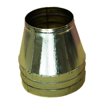 Конус на димохід Versia-Lux Ø 120/180 мм двостінний нерж/оц 0,5 мм, фото 3