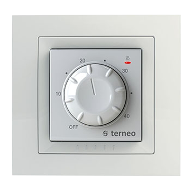 Терморегулятор для теплої підлоги TERNEO RTP White / Ivory, фото 1