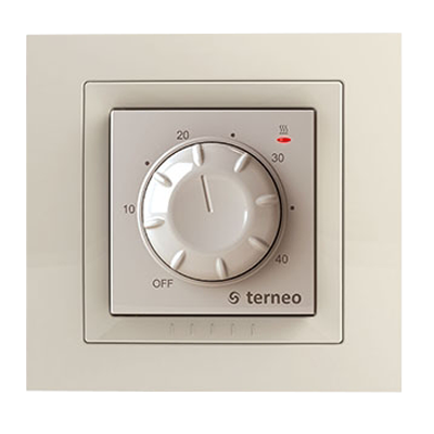 Терморегулятор для теплої підлоги TERNEO RTP White / Ivory, фото 3