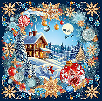 Серветка ТМ "Luxy" 33х33, 3 шари, 18 шт., "Магія свята"