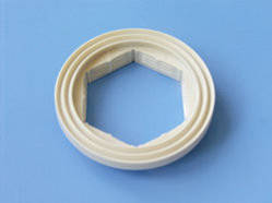 Прокладка між бачком і унітазом біла