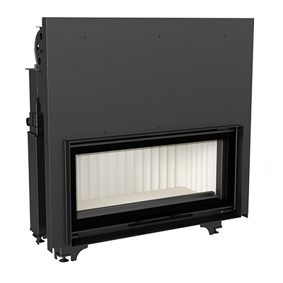 Камінна топка Kratki Mila PW/24/G/W 24 кВт, з гілйьотиною, фото 1