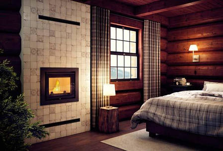 Камінна топка Kratki Zuzia/PW/15/W/DECO 12 кВт, з водяним контуром, фото 3