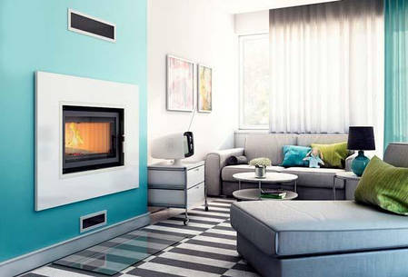 Камінна топка Kratki Aquario O/16/W 16 кВт, з водяним контуром, фото 3