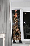 Довга сукня по фігурі в леопардовий принт базова (р. 42-44) 66035890Q, фото 4