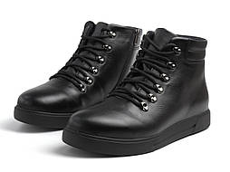 Черевики зимові шкіряні на хутрі із застібкою чоловіче взуття великих розмірів Rosso Avangard Ranger Leather BS