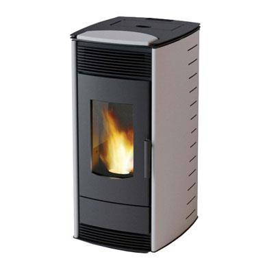 Піч MBS Thermo Pellet Grey 20 кВт заднє підключення димоходу, фото 1