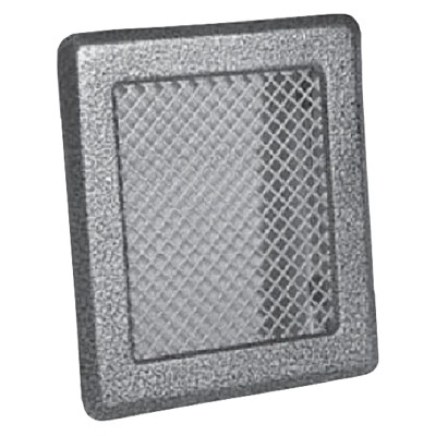 Вентиляційна решітка для каміна Darco K2, 175x195 мм, срібло античне