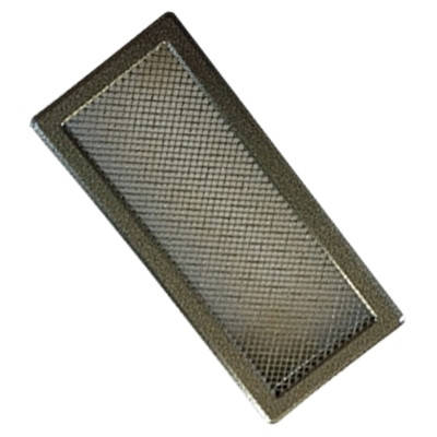 Вентиляційна решітка для каміна Darco K4, 195х335 мм, латунь антична, фото 1