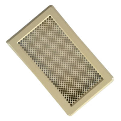 Вентиляційна решітка для каміна Darco K4, 195х335 мм, кремова, фото 1