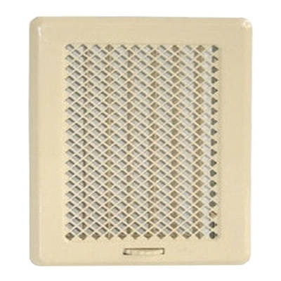 Вентиляційна решітка для каміна з жалюзі Darco Kz2, 175x195 мм, кремова, фото 1