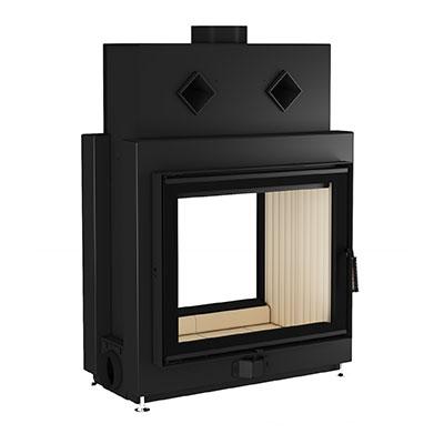 Камінна топка Gavryliv & Sons 76x62+O 10 кВт, тунельна, рифлений шамот