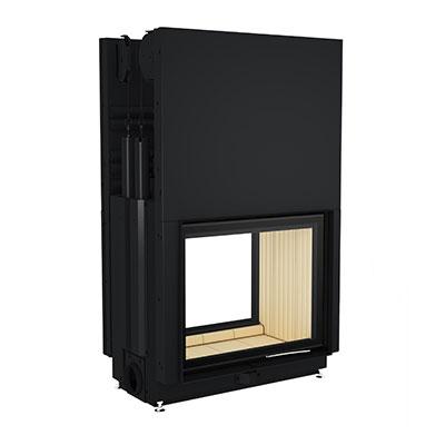 Камінна топка Gavryliv & Sons 95х52+OHH 10 кВт, тунельна з гільйотиною, рифлений шамот