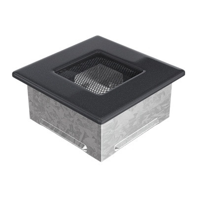 Вентиляційна решітка Kratki 11G 11x11 см, графітова