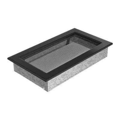 Вентиляційна решітка Kratki 30C 17x30 см, чорна