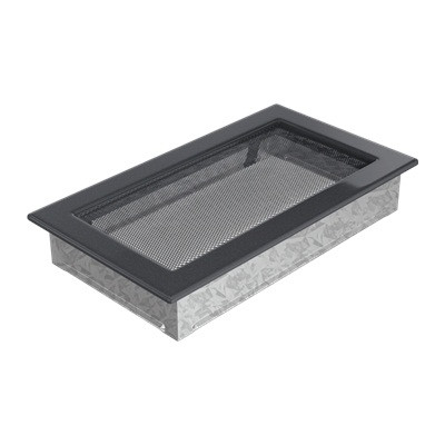 Вентиляційна решітка Kratki 30G 17x30 см, графітова