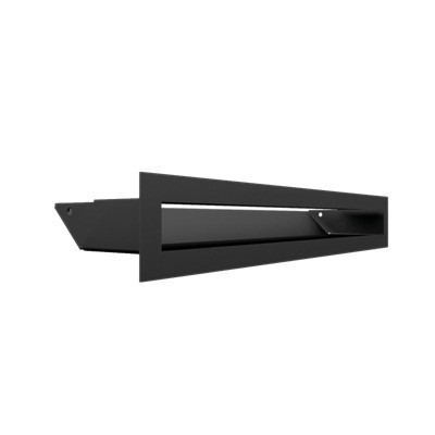 Вентиляційна тунельна решітка Kratki LUFT/6/40/45S/C, чорна