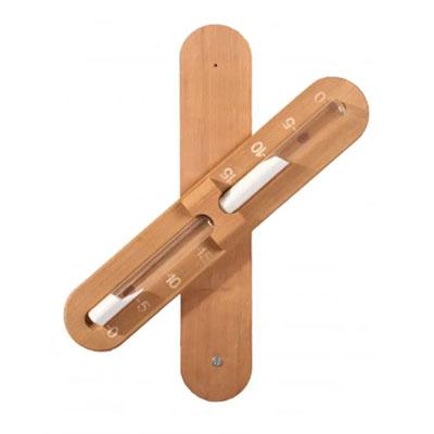 Годинник пісочний для сауни Tesli в оправі з термодерева