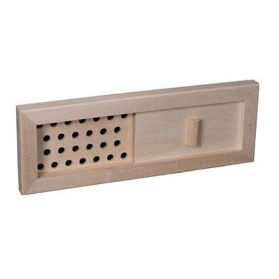 Засувка Tesli вентиляційна 365x125 мм (з отворами)