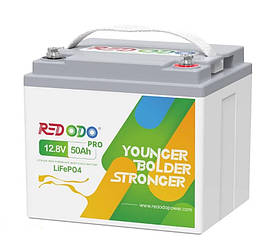 Акумулятор Redodo Pro Lithium LiFePO4 12.8v 50ah літієвий з BMS захистом