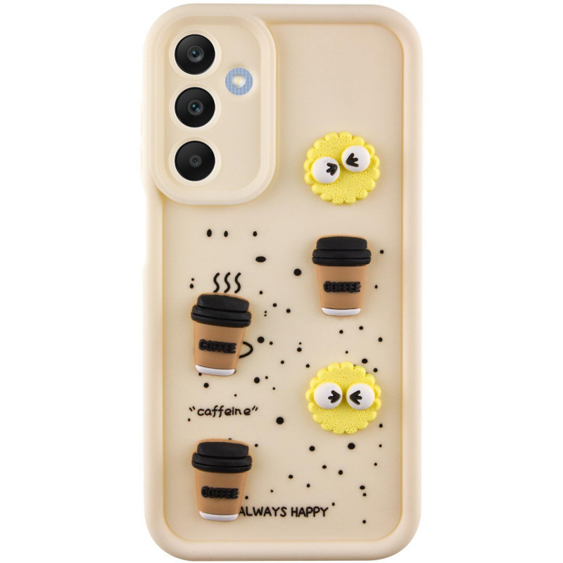 Силіконовий чохол Toys Case для Samsung Galaxy A36 5G | з мультяшним дизайном Sand / Always Happy