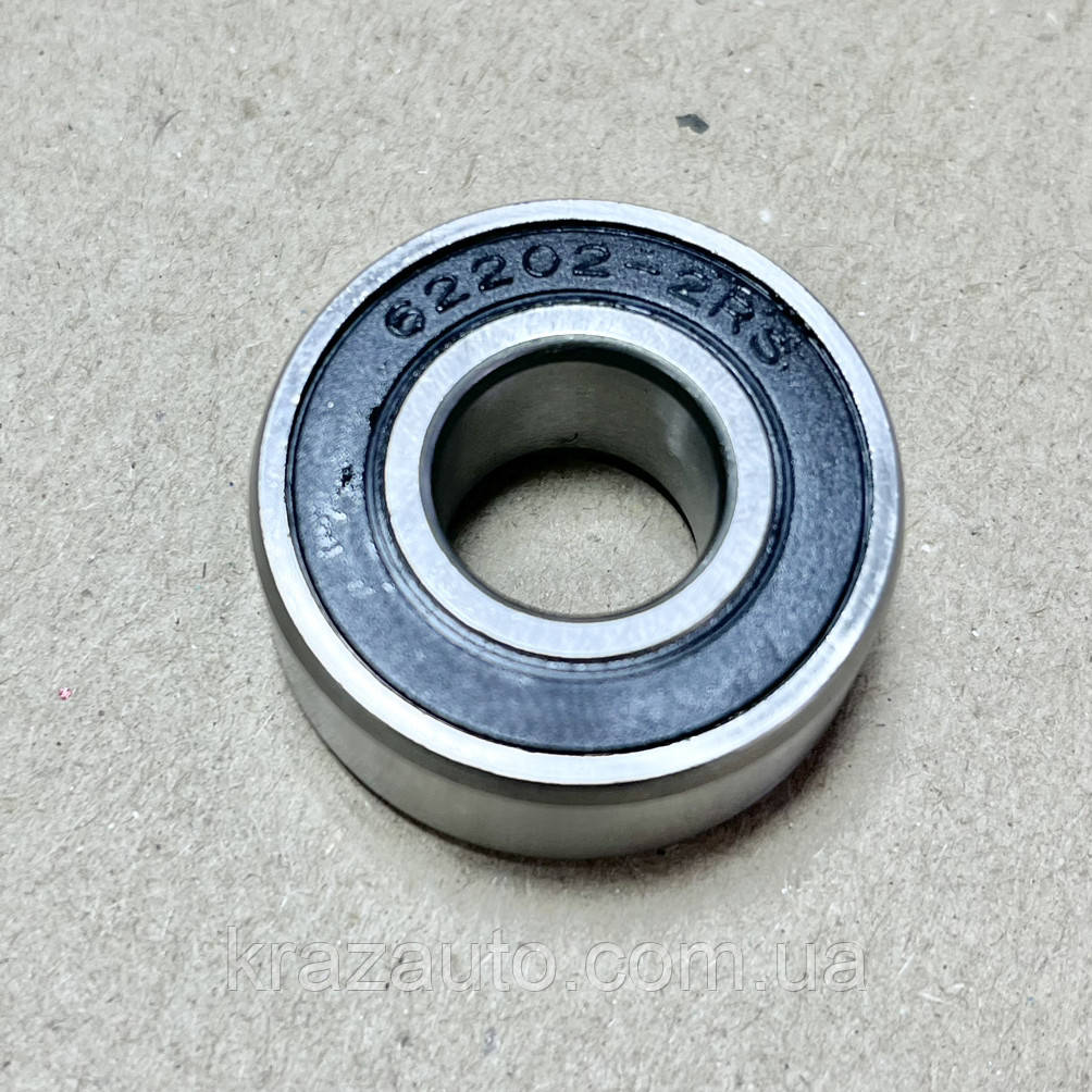 Підшипник 180502 (62202-2RS) (DPI, CRAFT) КПП ВАЗ, генератор УРАЛ, УАЗ, КамАЗ, МАЗ 2101-1701031