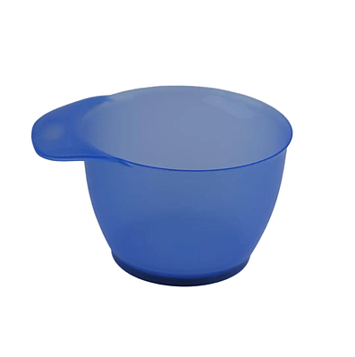 Миска для фарбування волосся, кератину Hots Professional Blue, кругла з прорезиненим дном (HP1053-BLU)