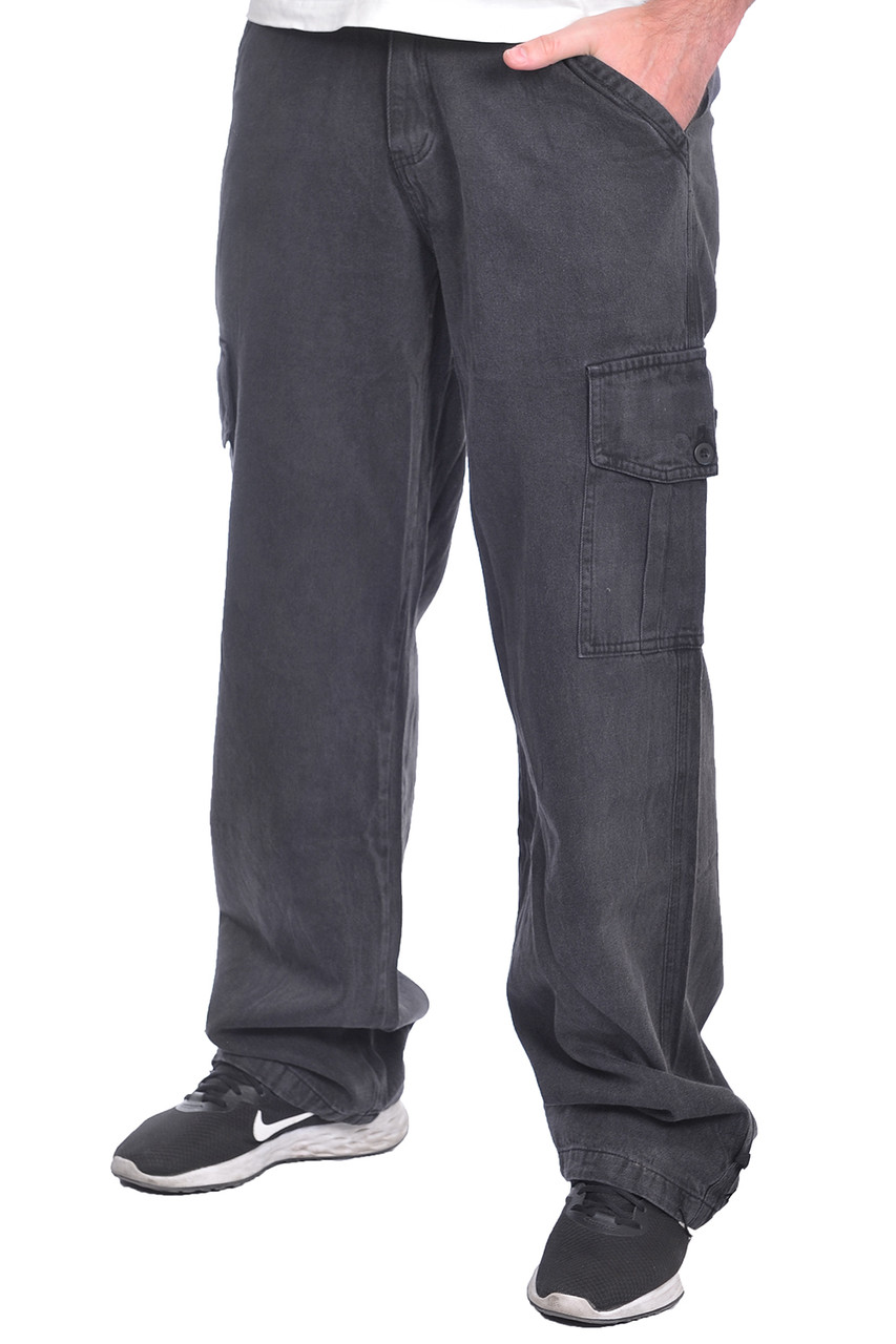 Джинси чоловічі "baggy" L.S. 24-8832 43 темно-сірі