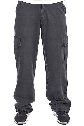 Джинси чоловічі "baggy" L.S. 24-8832 43 темно-сірі, фото 3