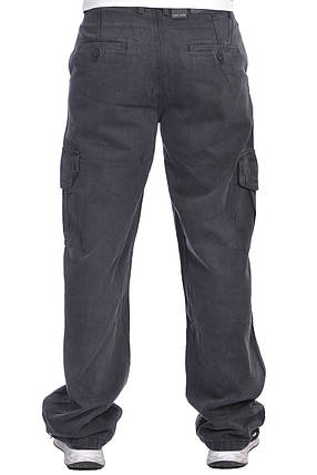 Джинси чоловічі "baggy" L.S. 24-8832 43 темно-сірі, фото 4