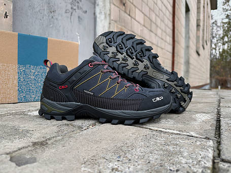 Чоловічі термо кросівки CMP Rigel Low Trekking Shoes Waterproof Titanio-Chili 3Q13247-75US Оригінал водонепроникні, фото 1