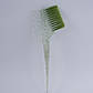 Пензлик з гребінцем для фарбування Hots Professional Transparent Green (HP1020-TG), фото 2