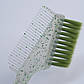 Пензлик з гребінцем для фарбування Hots Professional Transparent Green (HP1020-TG), фото 3