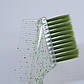 Пензлик з гребінцем для фарбування Hots Professional Transparent Green (HP1020-TG), фото 5