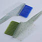 Пензлик з гребінцем для фарбування Hots Professional Transparent Green (HP1020-TG), фото 6