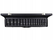 Набір ударних шестигранних торцевих головок CR-MO 1/2″ (10-32 мм) 15 од. у кейсі Vorfal V088134, фото 2