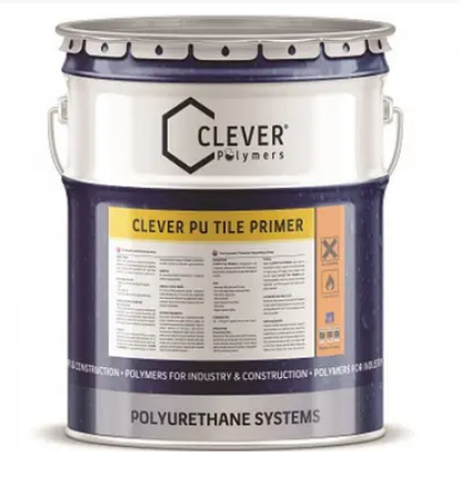 Поліуретанова ґрунтовка для непористих поверхонь Clever PU Tile Primer 4 кг, фото 1