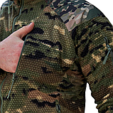 Флісовая кофта вафелька SHARK SKIN мультикам, фото 5