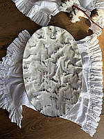 Тарілка Овальна Скеля 36 см Чорний Лофт Плюс