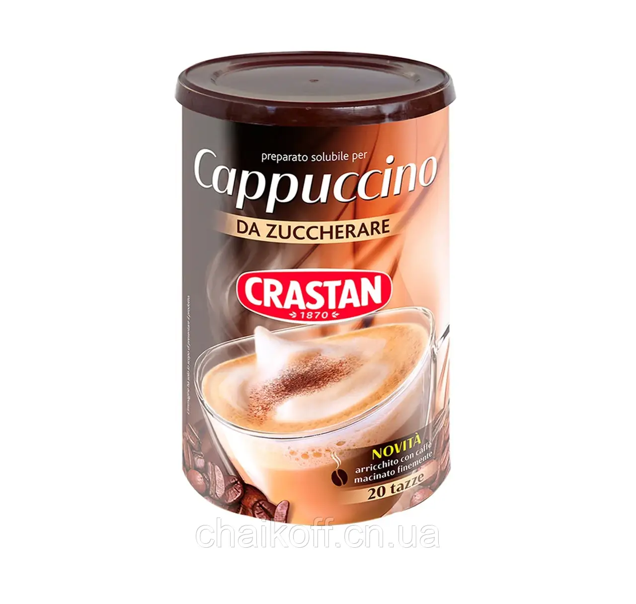 Капучино в банці Crastan Da Zuccherare 250 г (Італія)