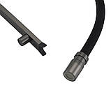 Змішувач для кухні під осмос GAPPO G4395-59 з гнучким виливом, збройова сталь, фото 4