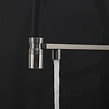 Змішувач для кухні під осмос GAPPO G4395-59 з гнучким виливом, збройова сталь, фото 6