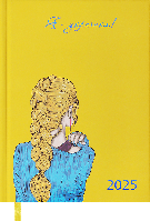 Щоденник датований 2025 (A5, 336стор, лінія, жовтий) Buromax Women BM.2181-08