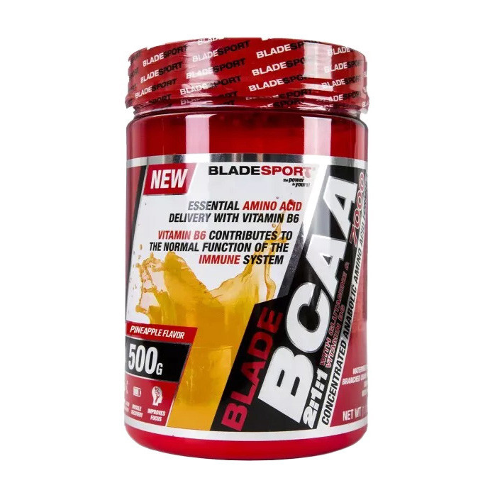 Амінокислоти Blade Sport. BCAA 7000 (500 g, pineapple), фото 1