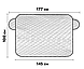 Захисна накидка на лобове скло від снігу та льоду 177х100 см/Чохол для захисту лобового скла G2, фото 4