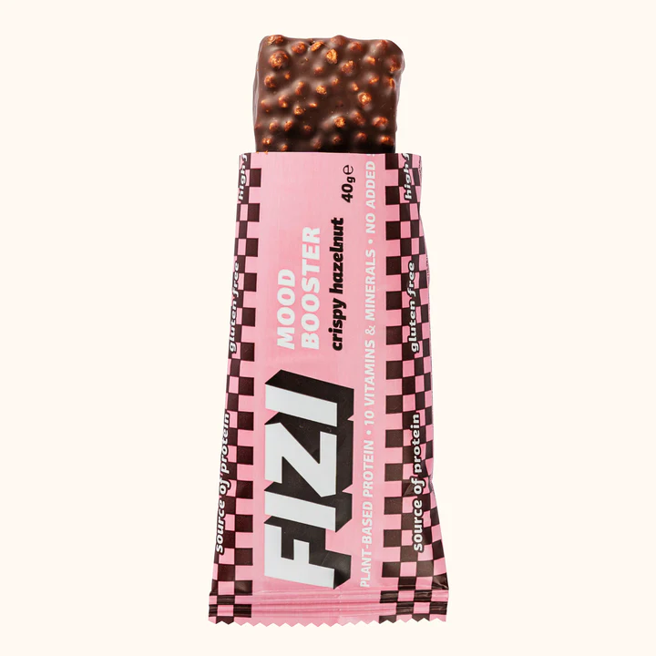 Батончик "Хрусткий фундук" Mood booster ТМ Fizi, 45 г