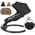 Заколисуючий центр Kidwell 2в1 REVE Black/Gold, фото 6