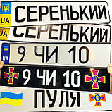 Автономер на лобове скло вантажівка |номер зсу сувенір без голограм|нова пошта номер, фото 8